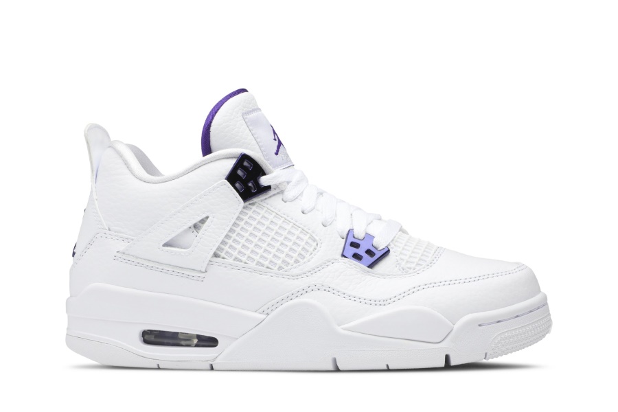 Air Jordan 4 Retro Gs лилав металик