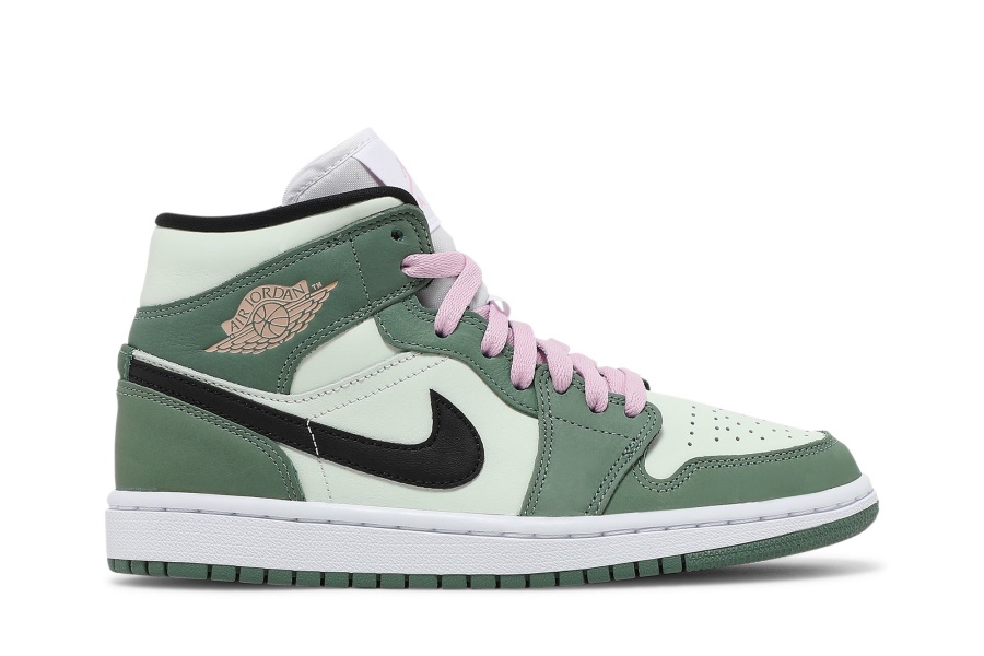Wmns Air Jordan 1 Mid Se Dutch Green