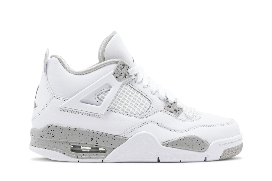 Air Jordan 4 Retro Gs White Oreo