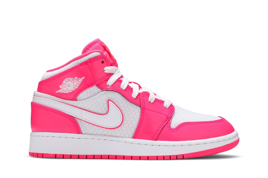 Air Jordan 1 Mid Gs Hyper Pink