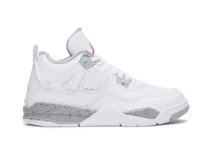 Air Jordan 4 Retro Ps White Oreo