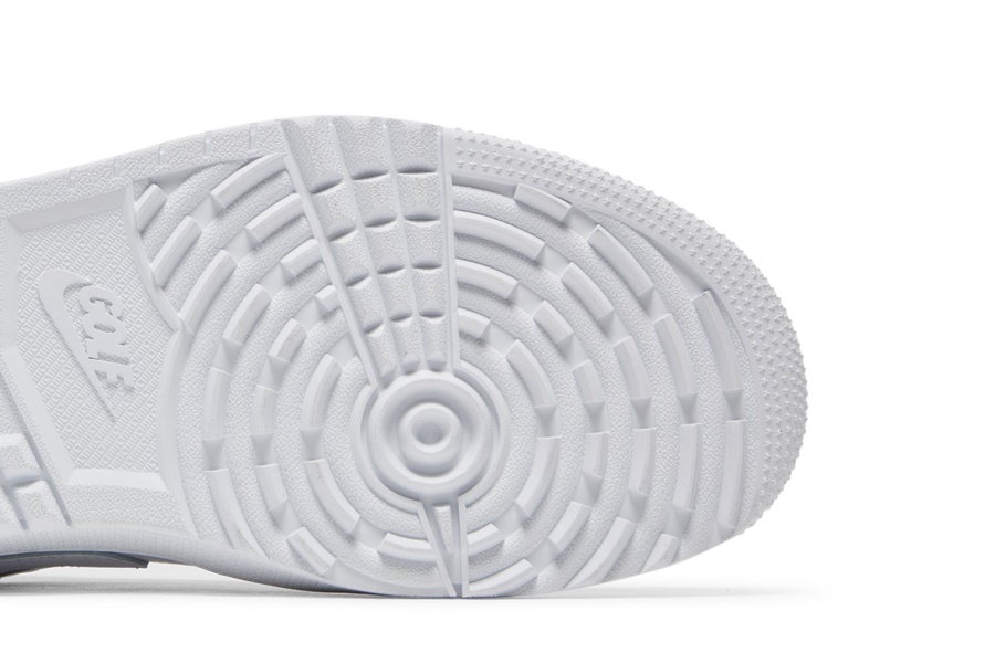 Air Jordan 1 нисък голф троен бял