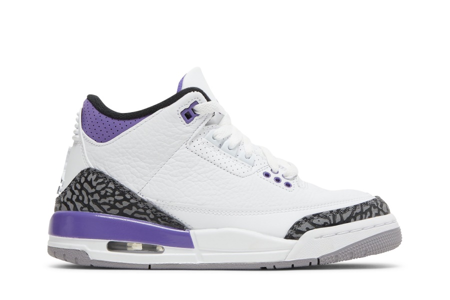 Air Jordan 3 Retro Gs тъмен ирис