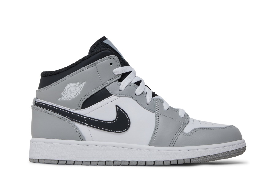 Air Jordan 1 Mid Gs Smoke Grey