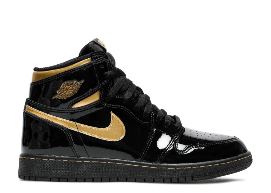 Air Jordan 1 Retro High Og' Black Metallic Gold