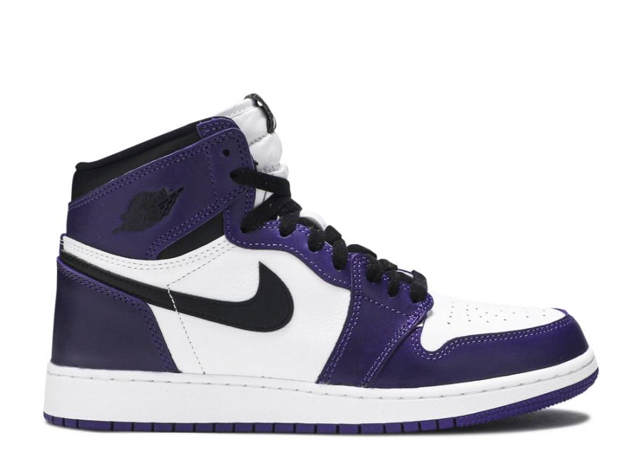 Air Jordan 1 Retro High Og Gs 2.0 Court Purple
