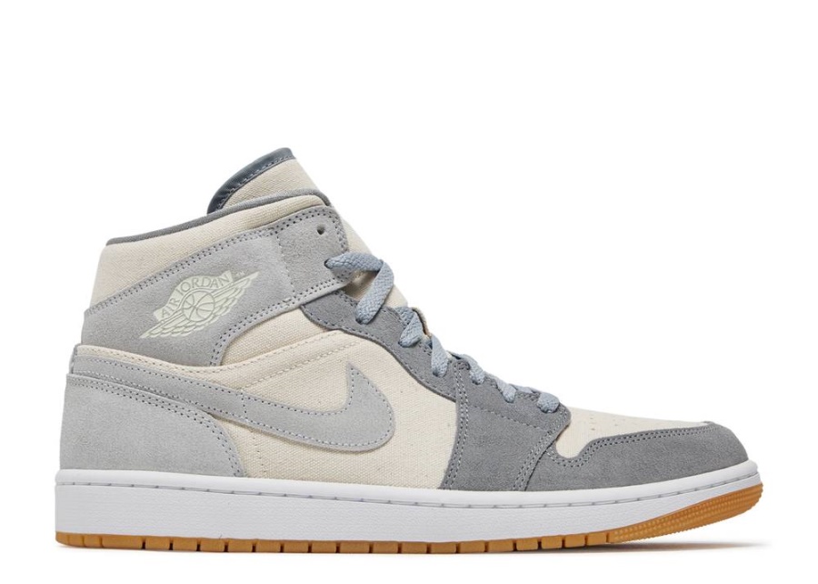 Air Jordan 1 Mid Se Coconut-milk Particle Grey