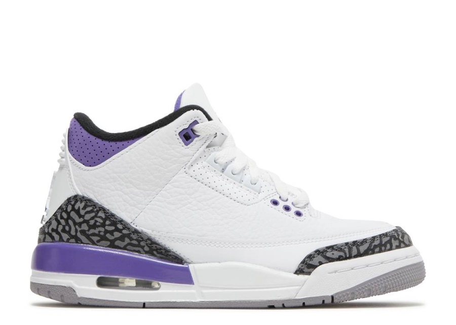 Air Jordan 3 Retro Gs-тъмен ирис