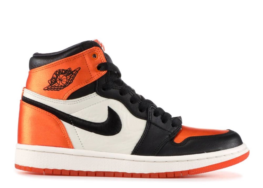 Wmns Air Jordan 1 Retro High Og Satin Shattered Backboard черен
