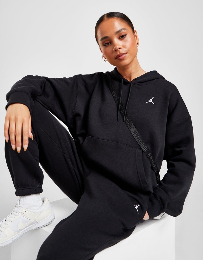 качулка с качулка Jordan Essential Черна