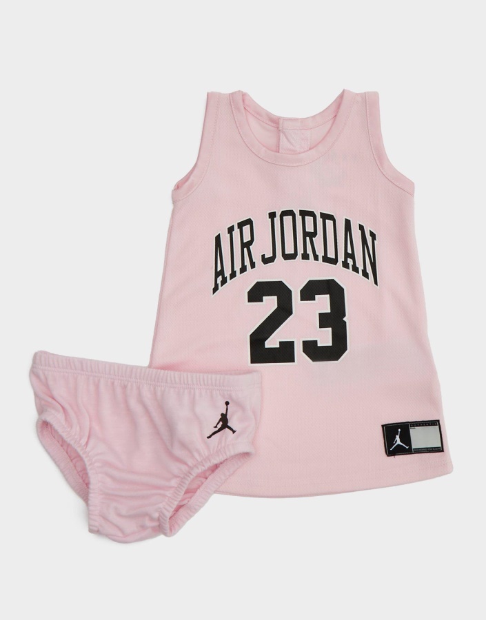 Jordan момичета Air Mesh Babygrow Infant Pink