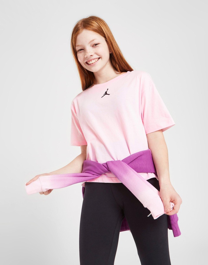 Jordan тениска за момичета от първа необходимост юношеско розово
