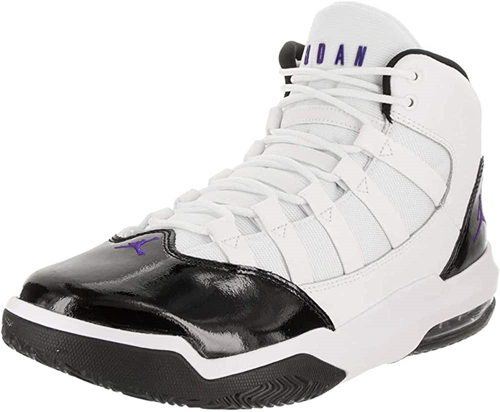 Air Jordan Nike мъжки баскетболни обувки бяло-тъмно черно