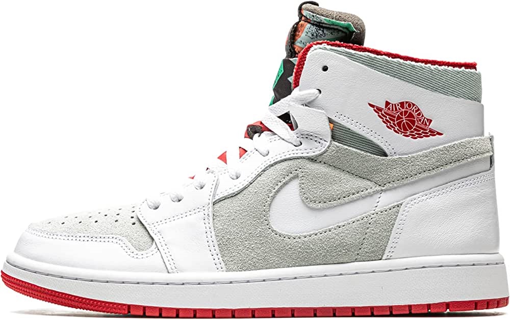 Nike Air Jordan 1 High Zoom Air Cmft Daybreak Tropical Twist White-true Red-silver