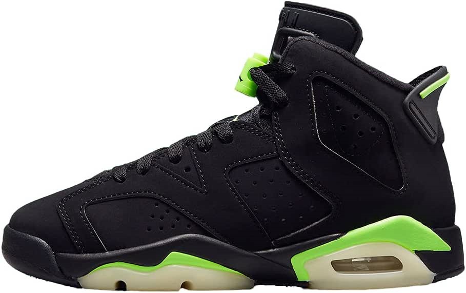 Nike Air Jordan детски обувки Air Jordan 6 Retro(gs) черно-електрик зелено
