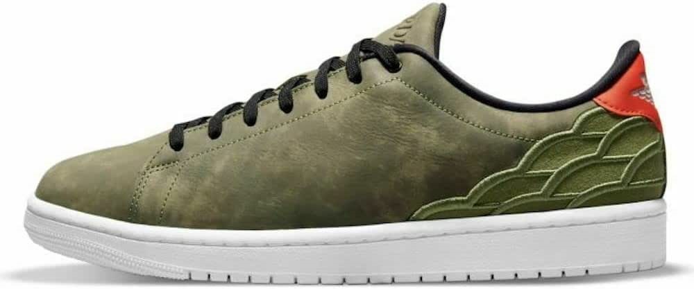 Nike Men Air Jordan масло зелено-бяло-черно