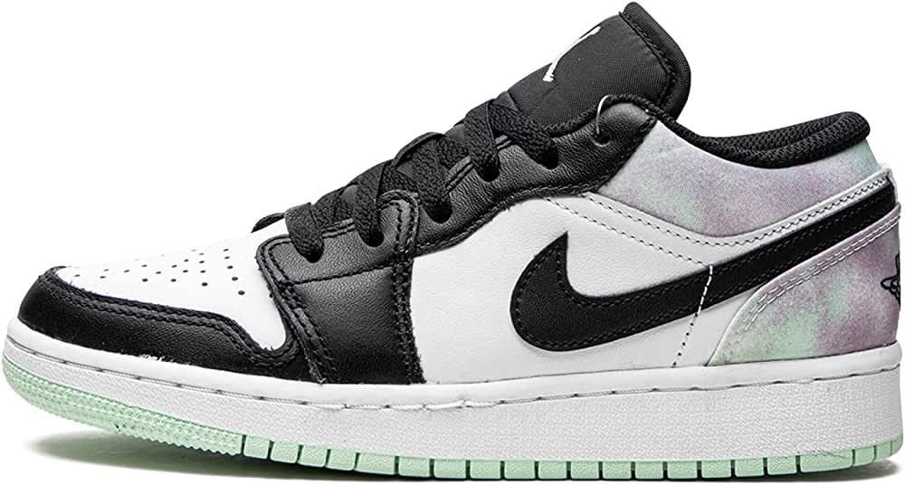 Youth Air Jordan 1 Low Se бяло-ментово пяна-черно